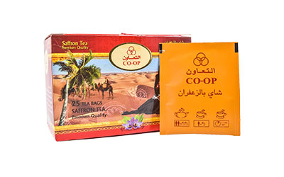 CO-OP SAFFRON TEA BAGS 1.5gm