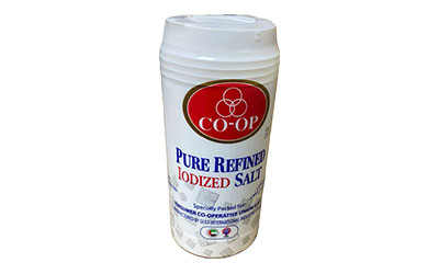 CO-OP IODIZED SALT 750gm (PLAS.BOTL)