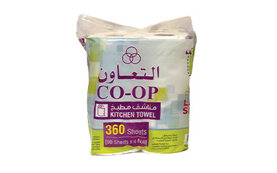 CO-OP KITCHEN TOWEL 4 ROLLS