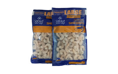 FROZEN LARG SHRIMPS -TAIL ON
